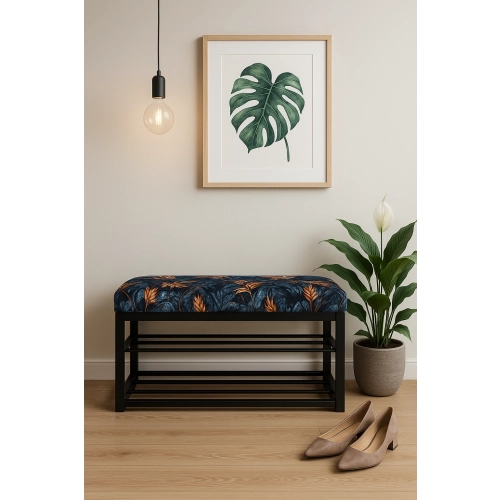Ławka Pufa Tapicerowana Siedzisko Gładkie Monstera 03 LGM-5 Rozmiary od 50 cm do 200 cm
